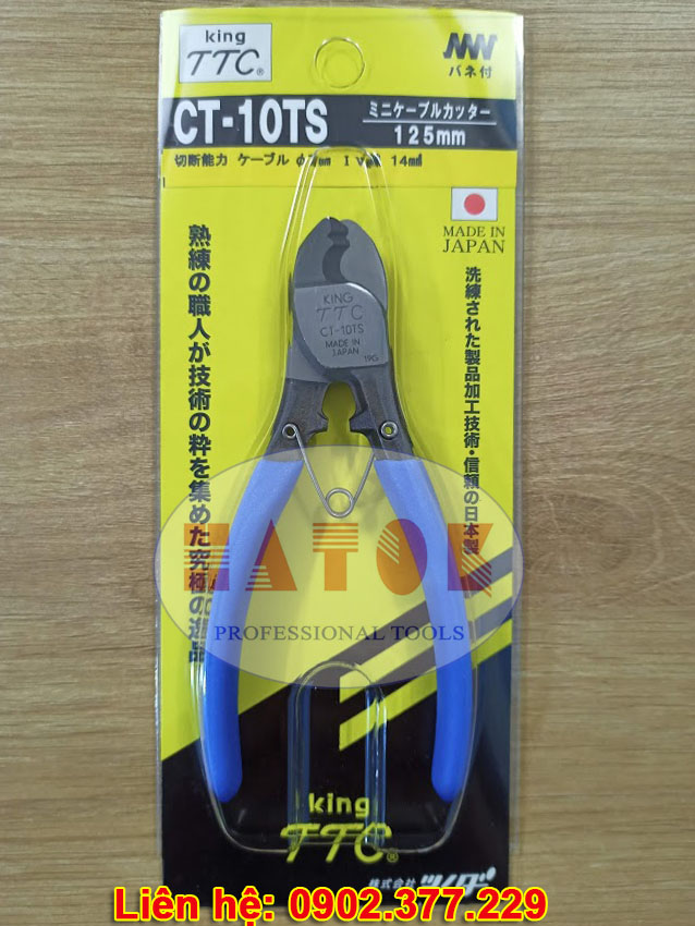Kìm Cắt Cáp Tsunoda King Ttc Ct 10ts