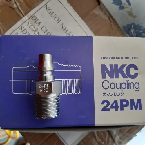 Đầu nối khí nén NKC NL-24PM ren 1/2" Đầu nối khí nén NKC NL-24PM ren 1/2"