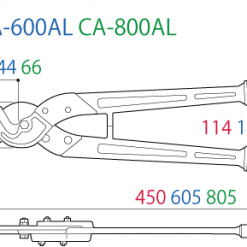Ca 450al Kìm Cắt Cáp Lớn