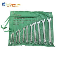 Bộ Cờ Lê Vòng Miệng Hệ Inch 11 Chi Tiết Asahi Nhật Bản 1011