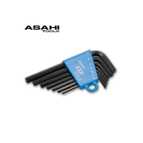 Bộ lục giác thường ngắn 1.5-6mm AWS0770 Asahi Japan