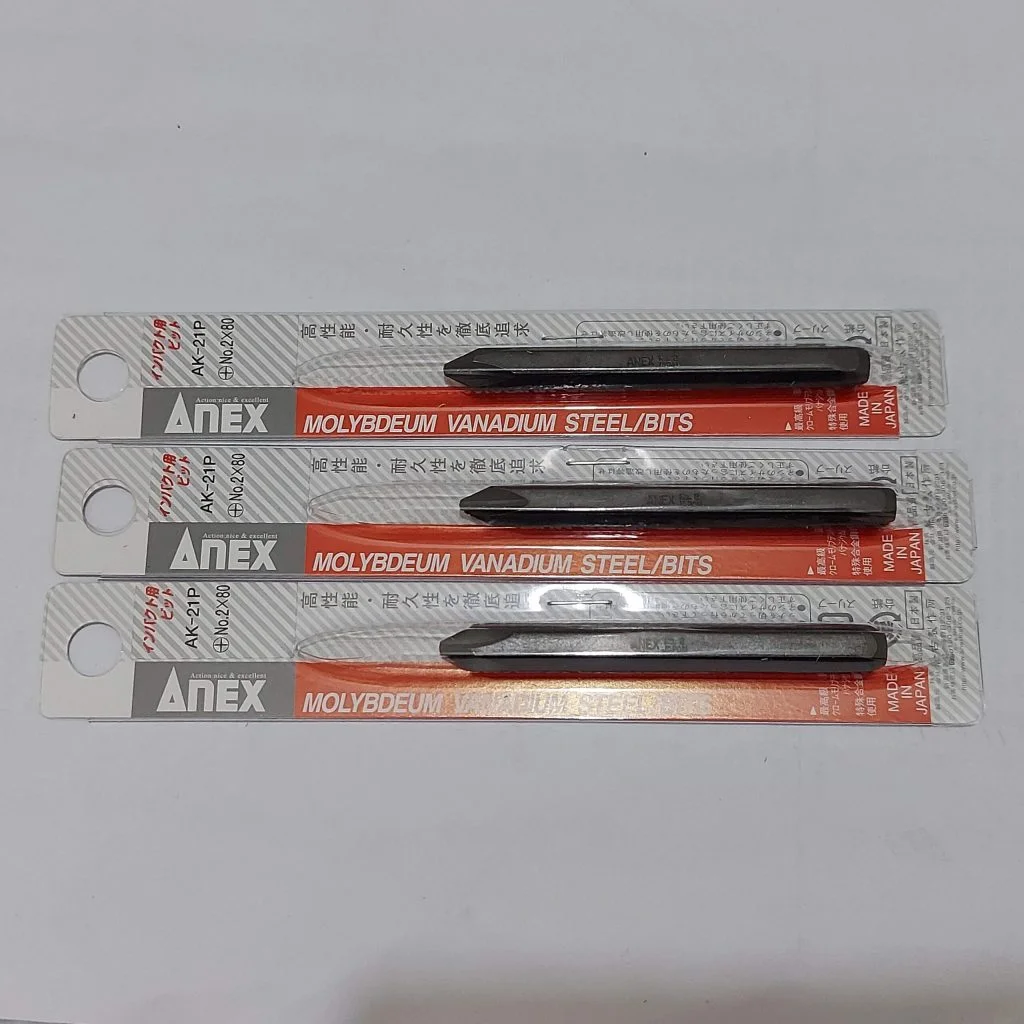 Mũi vít đóng ANEX AK-21P+2x80 Japan