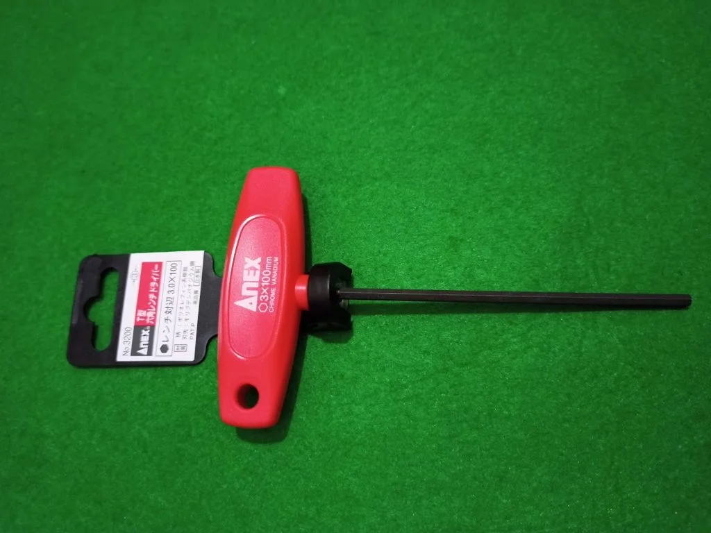 Lục giác tay cầm chữ T No.3200-H3×100 Anex Japan