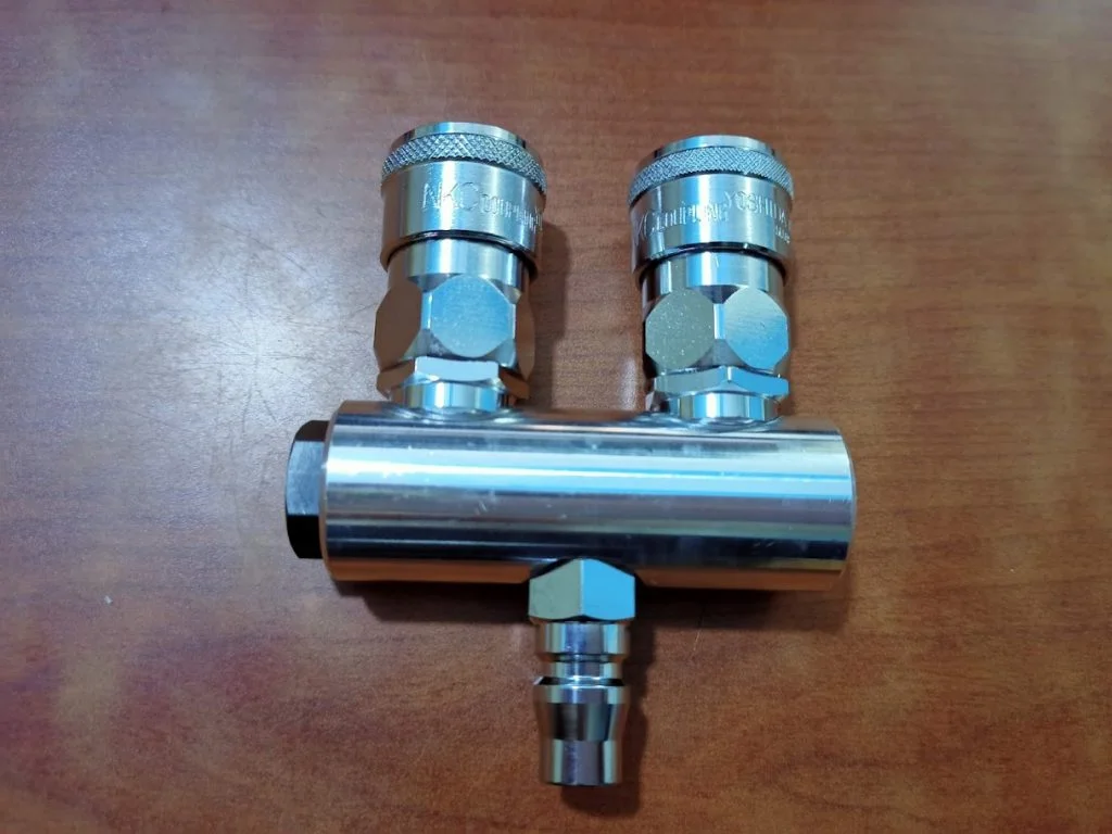 Bộ chia 2 khí nén Yoshida – NKC Nhật Bản NL-P-2
