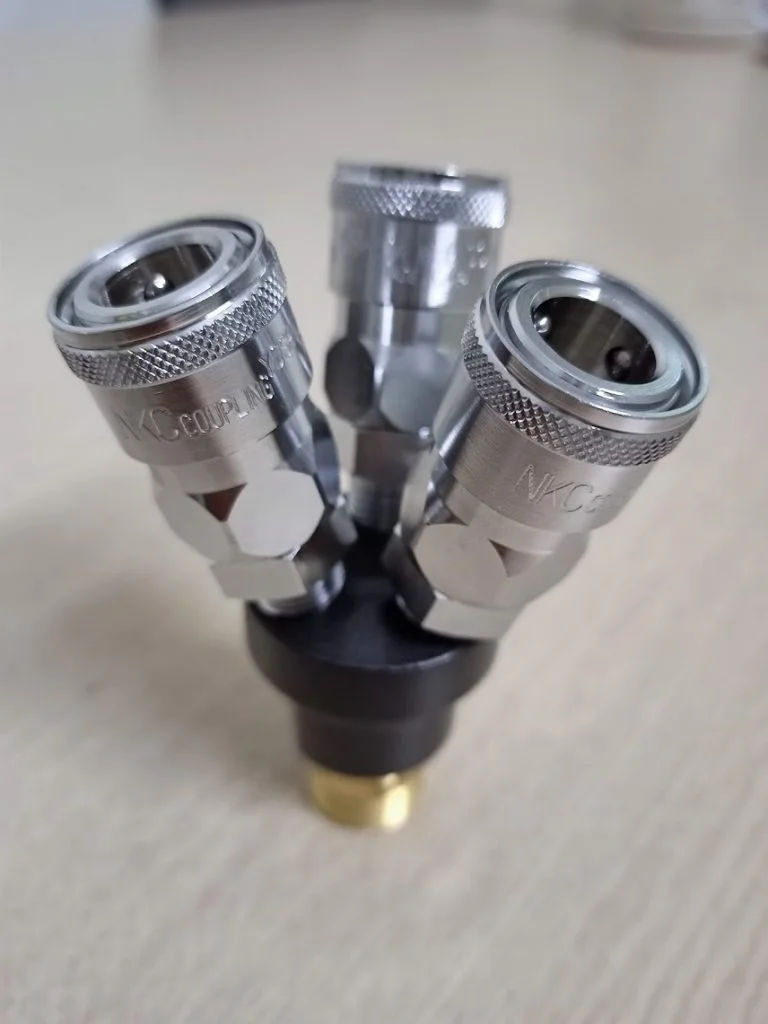Bộ chia 3 khí nén Yoshida – NKC Nhật Bản SMY-22SM