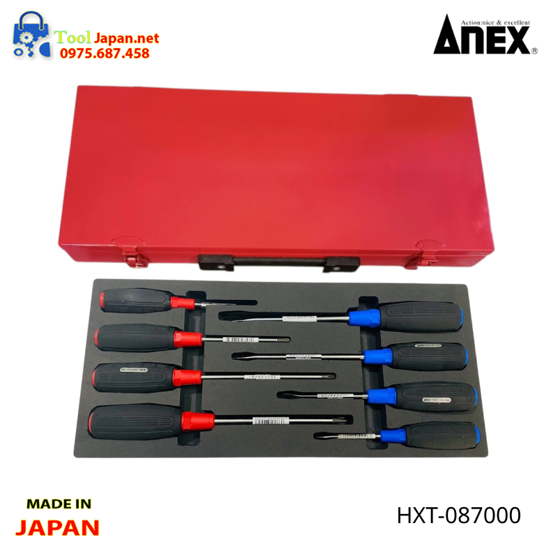 Bộ Tô Vít 8 Cây Nhật Bản Hxt 087000