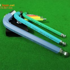 Bộ Lục Giác Ngắn đầu Bi 1.5 10mm Asahi Azus910