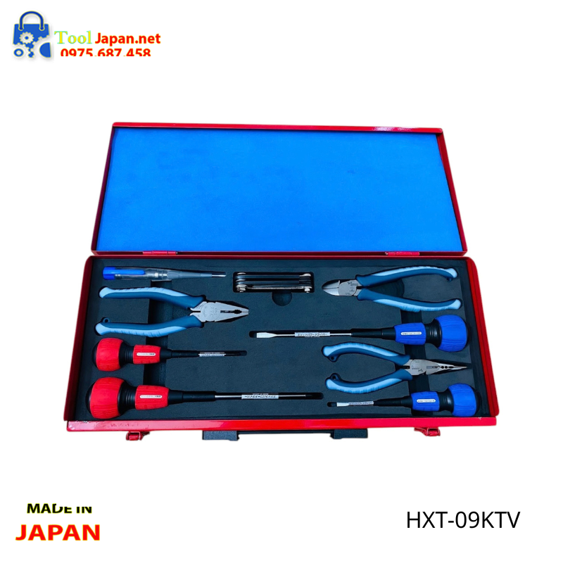 Hộp đồ Nghề 9 Chi Tiết Nhật Bản Hxt 09ktv