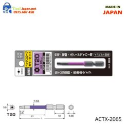 Mũi Vít đầu Hoa Thị T20 Anex Actx 2065