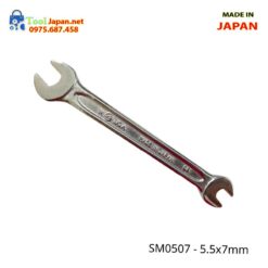 Cờ Lê 2 đầu Miệng 5.5x7mm Sm0507 Asahi Japan