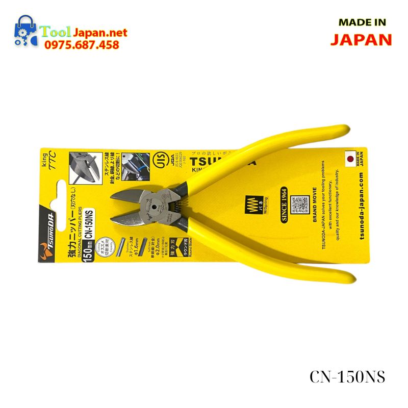 Kìm Cắt Cạnh 6inch Tsunoda King Ttc Japan Cn 150ns Kìm Cắt Cạnh 6inch Tsunoda King Ttc Japan Cn 150ns