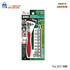Bộ Tay Vặn Vít Góc Hẹp đảo Chiều No.525 10b Anex Japan
