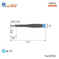 Tô Vít điện Tử Hình Sao No.3470 F Anex Nhật Bản
