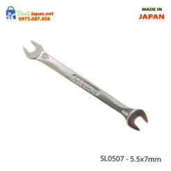 Cờ Lê 2 đầu Miệng 5.5x7mm Sl0507 Asahi Japan