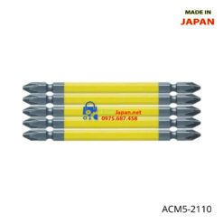 Vỉ 5 Mũi Vít 4 Cạnh 2 đầu Acm5 2110 Anex Japan