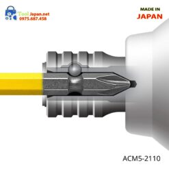 Vỉ 5 Mũi Vít 4 Cạnh 2 đầu Anex Japan Acm5 2110