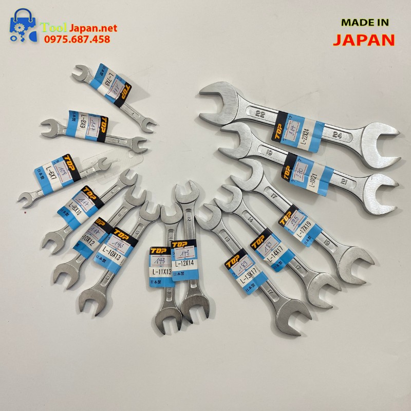 Cờ Lê 2 đầu Miệng Top Kogyo Made In Japan Cờ Lê 2 đầu Miệng Top Kogyo Made In Japan