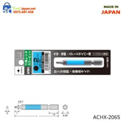 Mũi Vít đầu Lục Giác 2mm Dài 65mm Anex Achx 2065