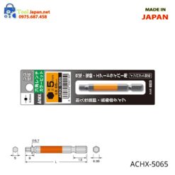 Mũi Vít đầu Lục Giác 5mm Dài 65mm Anex Achx 5065