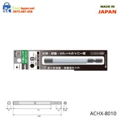 Mũi Vít đầu Lục Giác 8mm Dài 100mm Anex Achx 8010