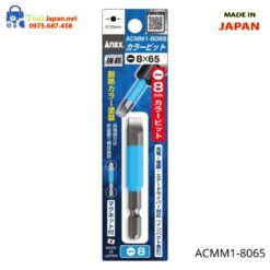 Vỉ 1 Mũi Vít Có Từ Tính Anex Japan Acmm1 8065