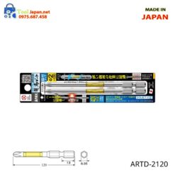 Vỉ 2 Mũi Vít 1 đầu Có Từ Tính Anex Artd 2120