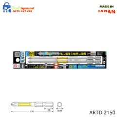 Vỉ 2 Mũi Vít 1 đầu Có Từ Tính Anex Artd 2150