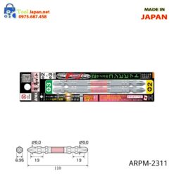 Vỉ 2 Mũi Vít 2 đầu Anex Arpm 2311