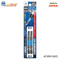 Vỉ 2 Mũi Vít 2 đầu Có Từ Tính Anex Japan Acmm 5665