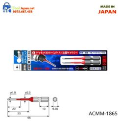 Vỉ 2 Mũi Vít Có Từ Tính Anex Acmm 1865
