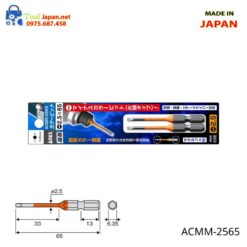 Vỉ 2 Mũi Vít Có Từ Tính Anex Acmm 2565