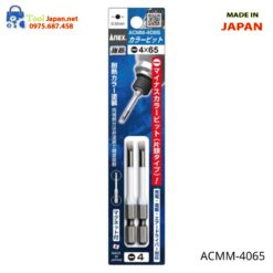 Vỉ 2 Mũi Vít Có Từ Tính Anex Japan Acmm 4065