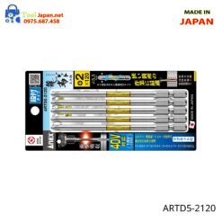 Vỉ 5 Mũi Vít 1 đầu Có Từ Tính Anex Artd5 2120