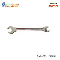 Cờ Lê 2 đầu Miệng 7x8mm Asahi Sm0708
