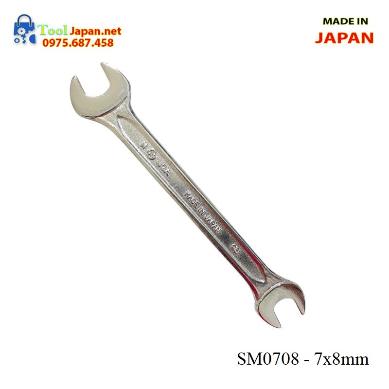 Cờ Lê 2 đầu Miệng 7x8mm Sm0708 Asahi Japan Cờ Lê 2 đầu Miệng 7x8mm Sm0708 Asahi Japan
