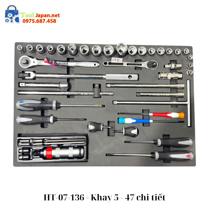 Khay 5 Tủ đồ Nghề Nhật Bản 136 Chi Tiết Ht 07 136