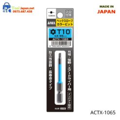 Mũi Vít đầu Hoa Thị T10 Anex Japan Actx 1065