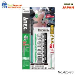 Bộ Tay Vặn Và Mũi Vít Anex Nhật Bản No.425 9b