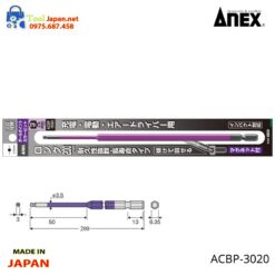 Mũi Vít đầu Lục Giác Bi Anex Acbp 3020