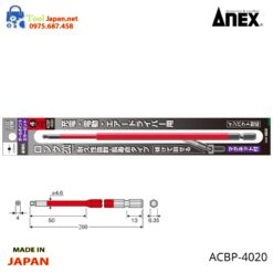 Mũi Vít đầu Lục Giác Bi Anex Acbp 4020