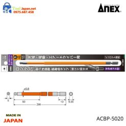 Mũi Vít đầu Lục Giác Bi Anex Acbp 5020