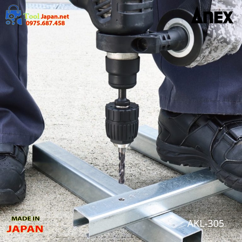 Ứng Dụng Đầu Kẹp Mũi Khoan Sds Anex Japan Akl 305